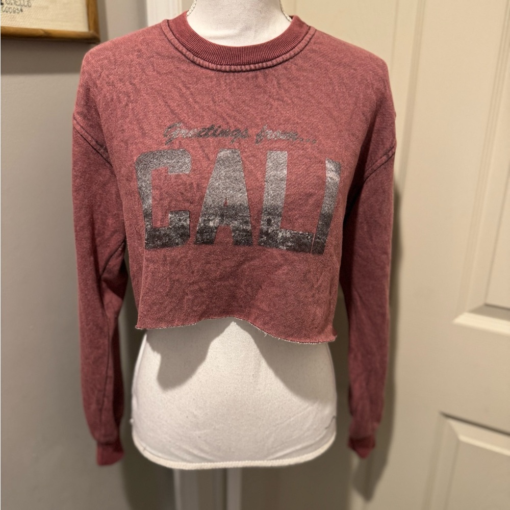 AE Don’t Ask Why cropped sweatshirt - Picture 1 of 12